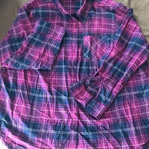 Soft flannel longsleeved shirt size 3X